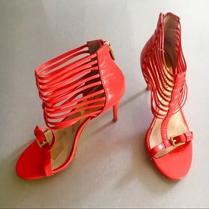 Michael Kors Red Strappy Heels